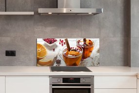 Szklany Panel Herbata zimowa kubek
