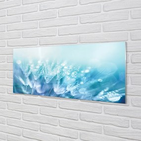 Szklany Panel Abstrakcyjny Motyw Dmuchawca