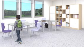 Zestaw mebli do pokoju nauczycielskiego Blox Base 10