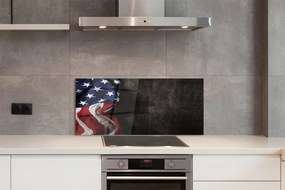 Szklany Panel Amerykański Sztandar Państwowy
