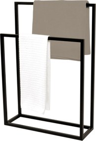 Efektowny wieszak na ręczniki Cotone S Black