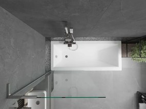 Mexen Next L parawan nawannowy 1-skrzydłowy 80 x 150 cm, transparent, chrom - 895-080-000-03-00-01