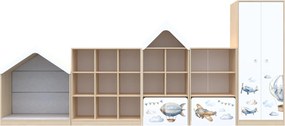 Komplet mebli do sal edukacyjnych Blox Air 4