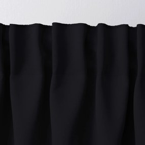 Zasłona zaciemniająca na taśmie marszczącej  czarny 140 x 280 cm 1 szt.