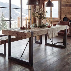 Stół do jadalni MCW-A15,  kolor naturalny 80x180x90cm