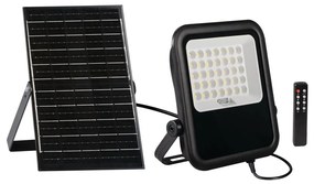 Kanlux 36607 - Reflektor LED z panelem solarnym i czujnikirm 15W/15000 mAh 3,2V IP65 + pilot