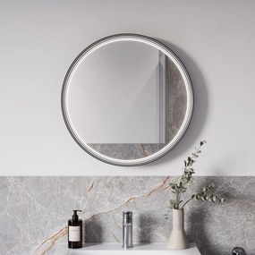 Lustro łazienkowe LED BELDIVO okrągłe - 60 cm