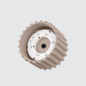 Plafon AURA 1 taupe GX53 ryflowany SOLLUX  LIGHTING