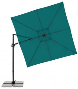DERBY DX 280 x 280 cm - parasol ogrodowy z boczną nogą : Substancja Desen - 848
