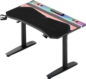 Podkładka ochronna na biurko Diablo X-Forge 120 cm, Black Akira Pink