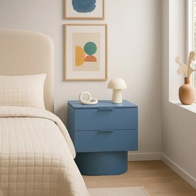 Niebieska szafka nocna Totem – Teulat