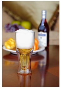 Szklanka do piwa z podwójną ścianką Vialli Design, 350 ml