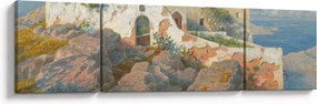 Obraz - William Stanley Haseltine, Santa Maria a Cetrella, Anacapri, reprodukcje (170x50 cm)