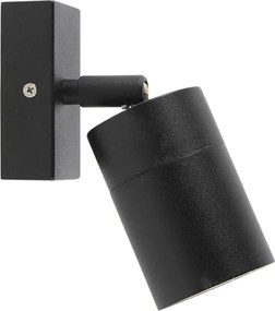Lampa ścienna zewnętrzna czarna regulowana IP44 - Solo
