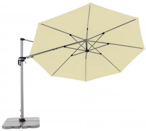 ACTIVE 370 cm - wahadłowy parasol ogrodowy z drążkiem bocznym : Substancja Desen - 820