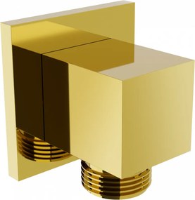 Mexen Cube przyłącze kątowe, złote - 79340-50