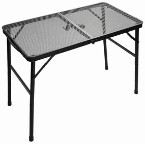Czarny przenośny stolik campingowy P7-N77
