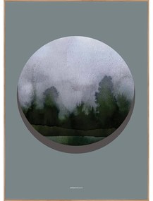 Obraz 30x40 cm Water Circle – Malerifabrikken