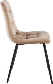 Pack 4 Krzesa Stuhl Aksamitne