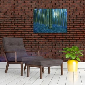 Obraz - Niebieski las (70x50 cm)