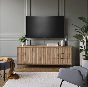 Niski stolik viking oak 150x42x60 eliza