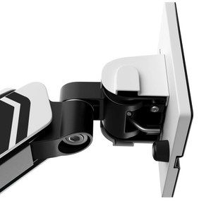 Podwójny uchwyt na monitory 49 cali, biało-czarny X-Arm Dual RGB