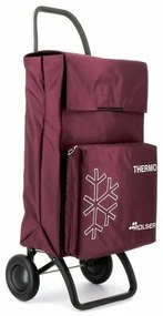 Rolser Torba na zakupy na kółkach TERMO FRESH MFRG, bordowa