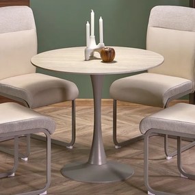 Okrągły stół z blatem ze spieku Tolio Halmar