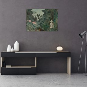 Obraz - Henri Rousseau, The Equatorial Jungle, reprodukcje (70x50 cm)
