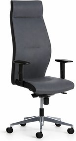 Krzesło dyspozytorskie MEGA PLUS, ciemnoszary