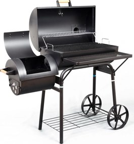 Podwójny grill stalowy z kominkiem P2-L18