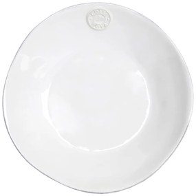 Biały kamionkowy talerz głęboki Costa Nova Nova, ⌀ 25 cm