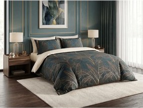 PrzytulneMieszkanie.pl PrzytulneMieszkanie.pl Bawełniana pościel BETTY niebieskozielona Rozmiar pościeli: 70 x 90 cm | 140 x 200 cm