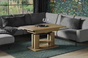 Ława rozkładana podnoszona ISO 110(170)x65 dąb natura ENDO