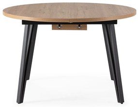 Okrągły rozkładany stół w naturalnym kolorze ø 120 cm Cleo – Marckeric