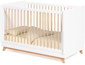 Białe łóżeczko z drewna bukowego 70x140 cm Maralis – Kave Home