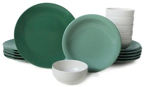Ceramiczny zestaw talerzy 18 szt. – Hermia