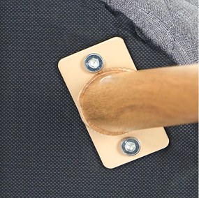 Krzesło do jadalni MCW-D53 (zestaw 6 sztuk),  ciemnoszary