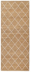 Chodnik z juty tkany ręcznie w naturalnym kolorze 80x200 cm Kunu – Hanse Home