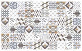 Zestaw 60 naklejek ściennych Ambiance Cement Tiles Liliania, 15x15 cm