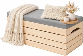 Naturalna Sosnowa Skrzynia Do Przechowywania 38 Kolorów M5-D62