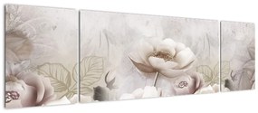 Obraz - Różowe krzewy (170x50 cm)