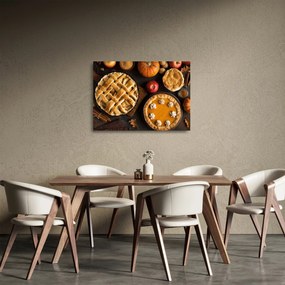 Obraz na szkle - Ciasto dyniowe (70x50 cm)