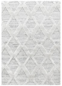 Dywan nowoczesny 3D La Casa romby kremowy 200 cm x 290 cm