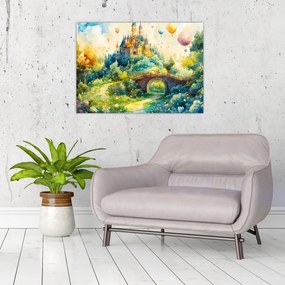 Obraz - Baśniowy zamek (70x50 cm)