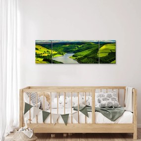 Obraz - Zielony krajobraz (170x50 cm)