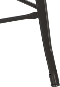 Stołek barowy Paris insp. Tolix 66 cm czarny