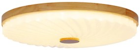 Biała lampa sufitowa LED 38x38 cm Lemo – Candellux Lighting