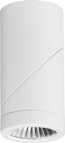 7-watowa, regulowana, cylindryczna lampa ścienna LED – trójkolorowa, biała