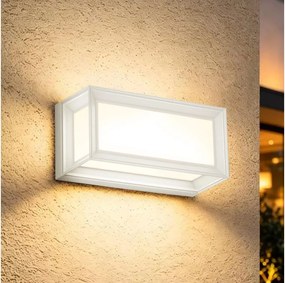 Brilagi - Zewnętrzny kinkiet LED z czujnikiem PARKER LED/12W/230V biały IP44